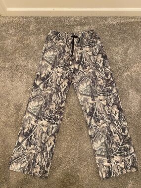 Realtree Men's Gray & Brown Camo Jogger Pants